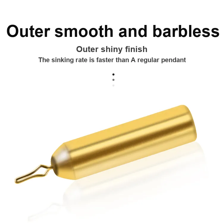 King Luya Sinkers Fishing Copper 1.8g 3.5g 5g 7g 10g 12g-2