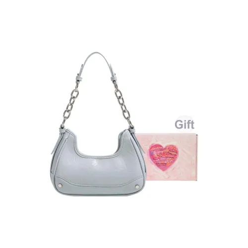 NATTY ПУ (полиуретан) Серебристый Черный Джинсовый синий Туманно-голубой Женские