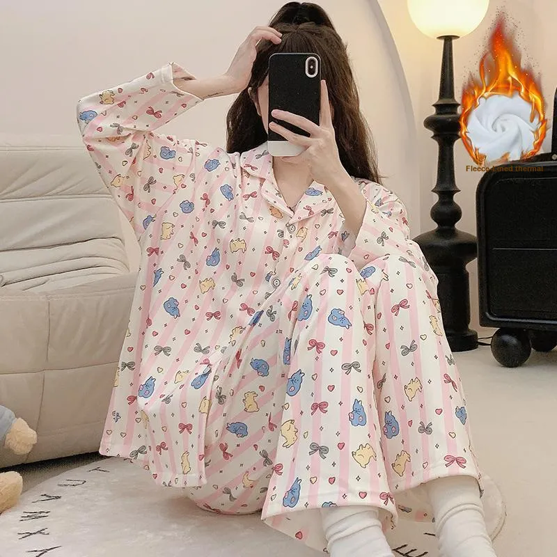 WANANNI Pajama Set Women's Pink-4