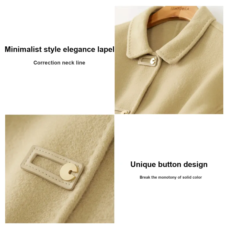 SENTUBILA This Is A Coat. Women's Beige Yellow-2