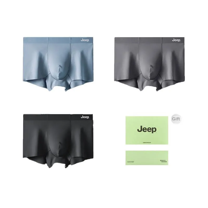 Jeep Underpants Men's 3 Pack Includes Free Box-4