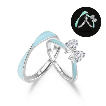 Lao Feng Xiang S925 Silver Rings Women's