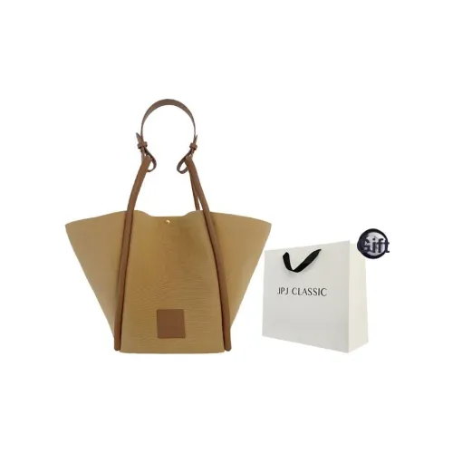 JPJ Холст Тоут Mommy Сумка Крылья Сумка через плечо Большая Женская Коричневая Белая