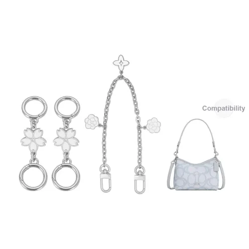 Jingzhuo Geng Металлический Сплав Сумка Ремень Женская Серебряная