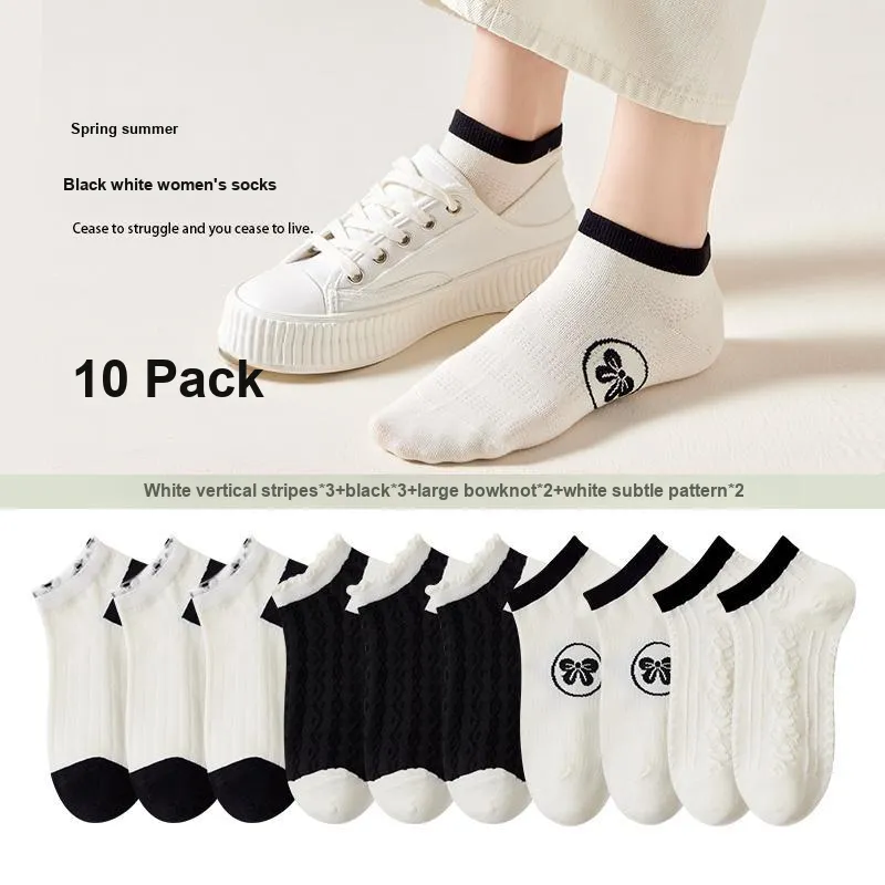 Lan Miao Ankle Socks Women's 10 Pack-14