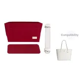 [Three-Piece Set Glacier White]Open Top Liner+Bottom Pad+Shoulder Pads