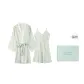 [Gift Box Set]Pine and Plum Crane Chinese Fashion Trend 2-Piece Sleep Robe Set
