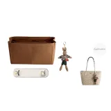 Off White Shoulder Pads+Brown Inner+Pendants (Not Included Bag)