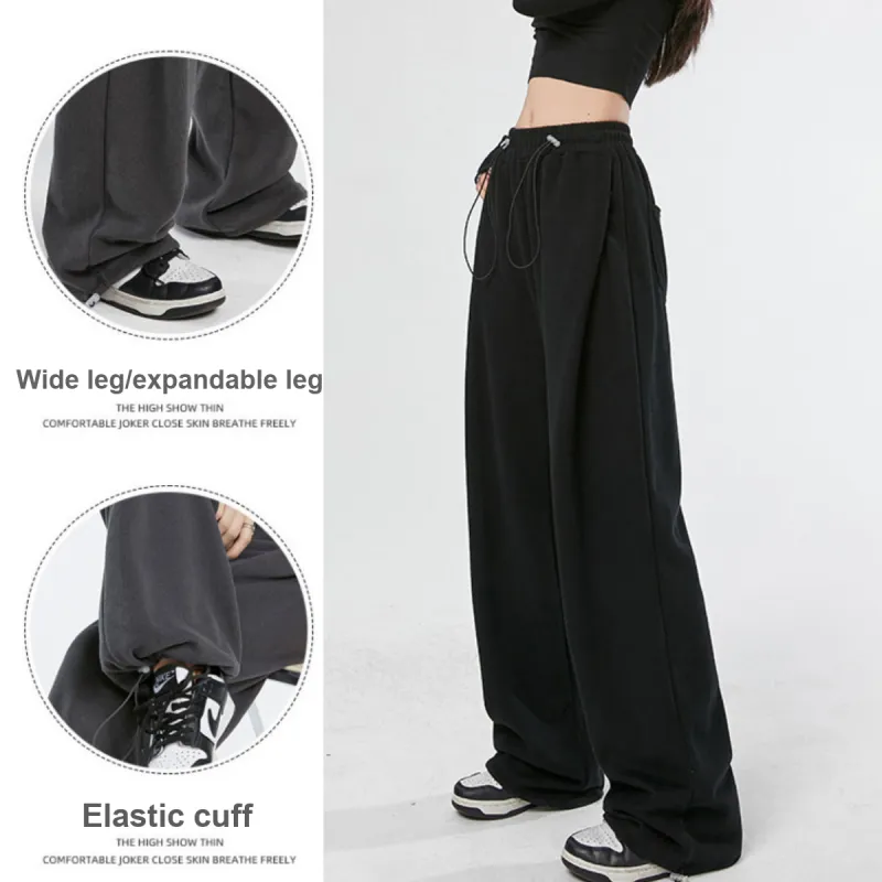 Ya Sheep People Casual Pants Women's Black-4