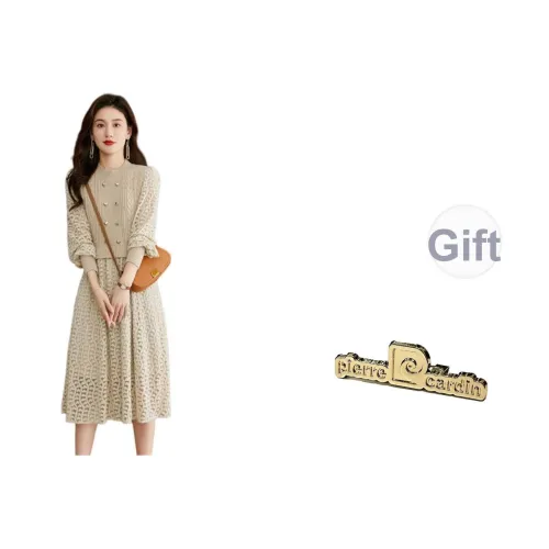 PIERRE CARDIN Длинное платье с длинными рукавами женское