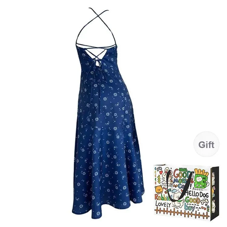 OURUOKE Slip Dresses Women's-6