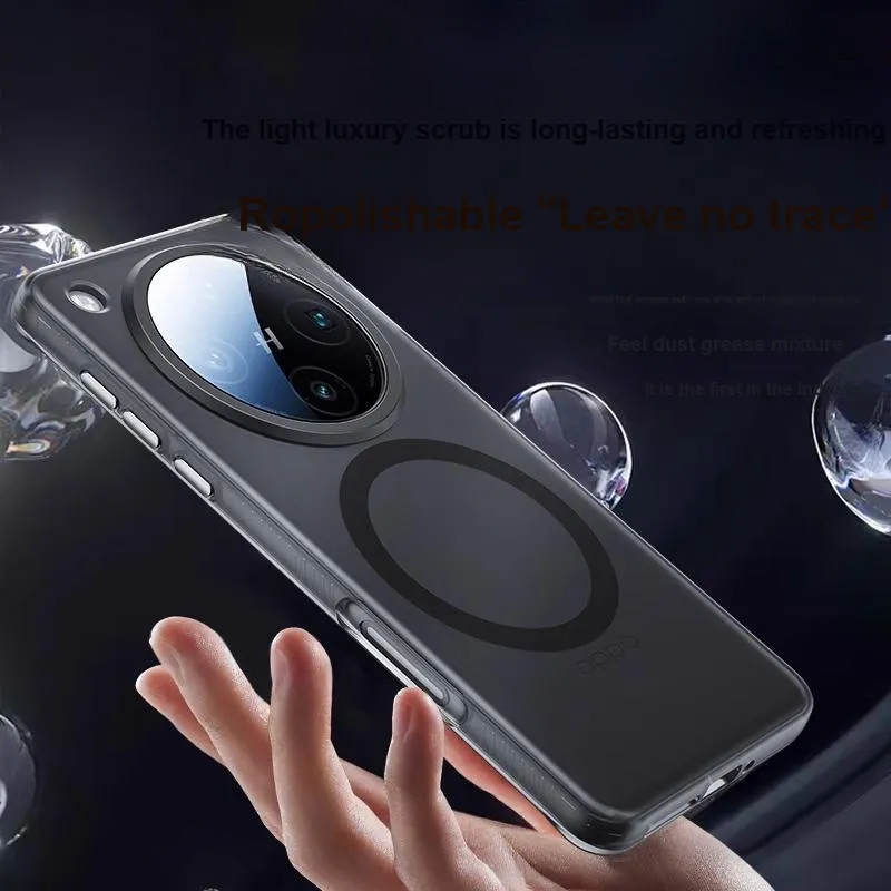 Msvii Matte Material Fully Enclosed Impact-Resistant Protective Cover Phone Cases Compatibility Oppo Findx8pro-3