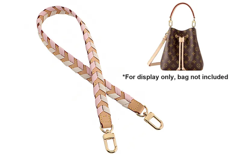 Ingenuity Handmade Cow Leather Bag Strap Women's Multicolor-4