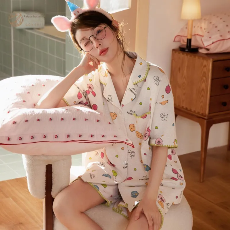 Gongdie x Disney Pajama Set Women's Gift Box Set-5
