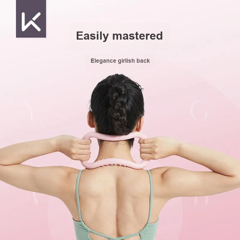 Keep Yoga Stretchers Lumbar Spine Neck Legs TPE Unisex Blue Pink-6