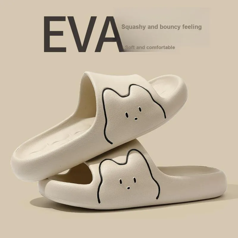 Foot Recreation Men And Women's Slippers Summer Home Indoor Bathing Slip Resistant Slippers-26