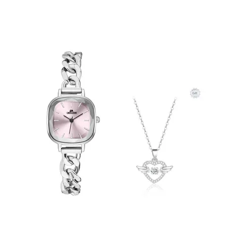 LIBER AEDON Наручные часы Кварцевый механизм Серебристый циферблат Женские часы