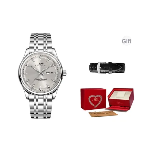 I W CARNIVAL HWGUOJI Boya Collection Автоматический механический механизм часы с ремешком из нержавеющей стали