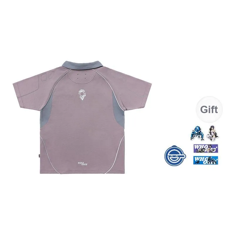 WHOOSIS X Ghost In The Shell, Collaboration Polo Shirts Unisex-1
