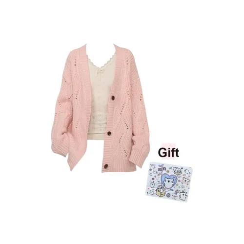 MARIE·COCO Кардиган + Внутренний слой + Сумка для покупок + Женская трикотажная одежда