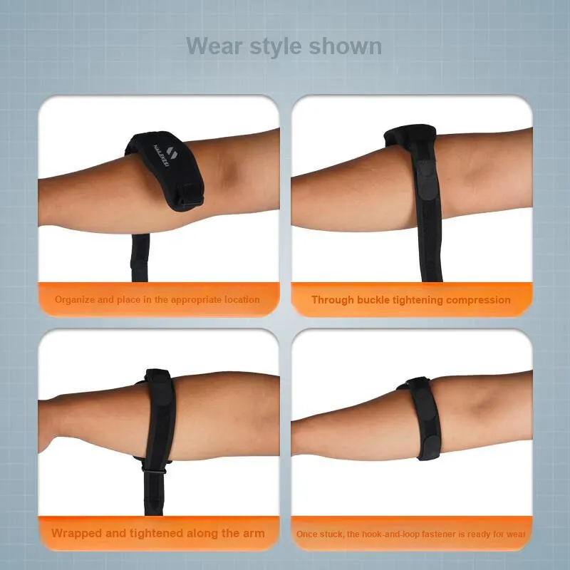NAILEKESI Volleyball Tennis Elbow Pads Unisex Professional Protective-5