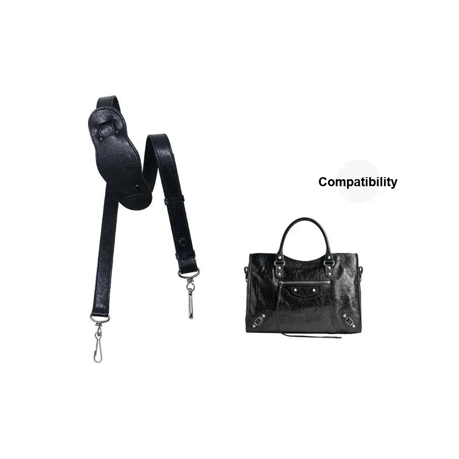 Вощеная кожа сумка ремень женский черный