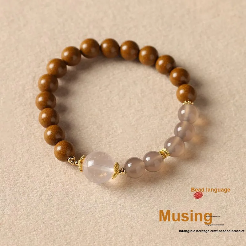 HANCANG Blended Fragrance Bead Bracelets Women's-1