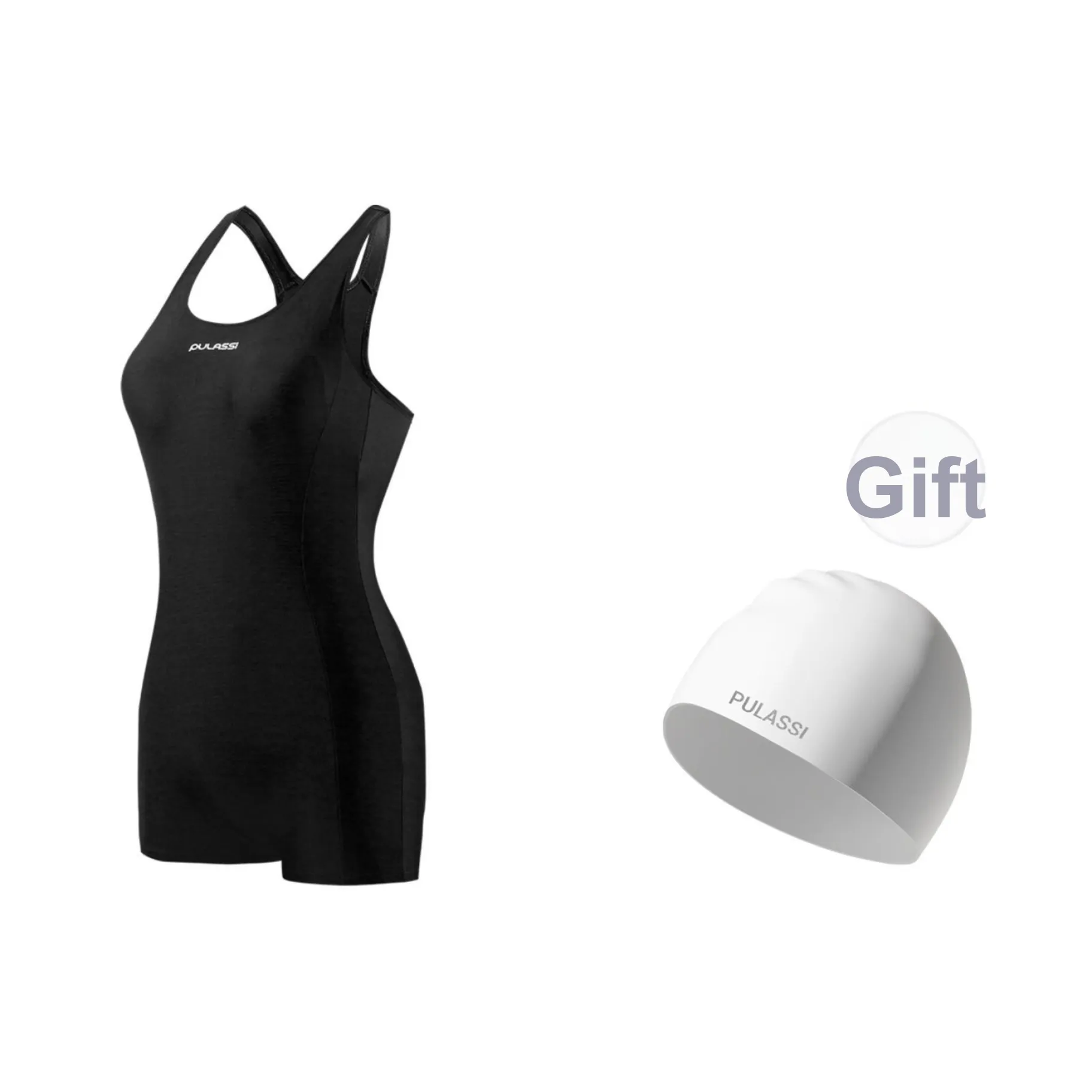 PULASSI Ван-Пис Купальник Женский Черный