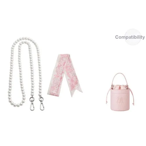 Ingenuity Handmade Искусственная жемчужина Сумка Ремень Женская Белая