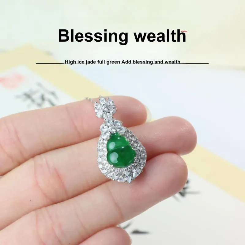 Qingjing Ice Type Pendants Women's-4