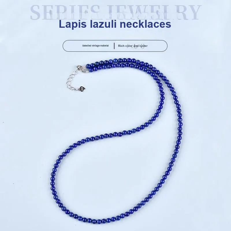 Lingfei Lapis Lazuli Necklaces Unisex-1