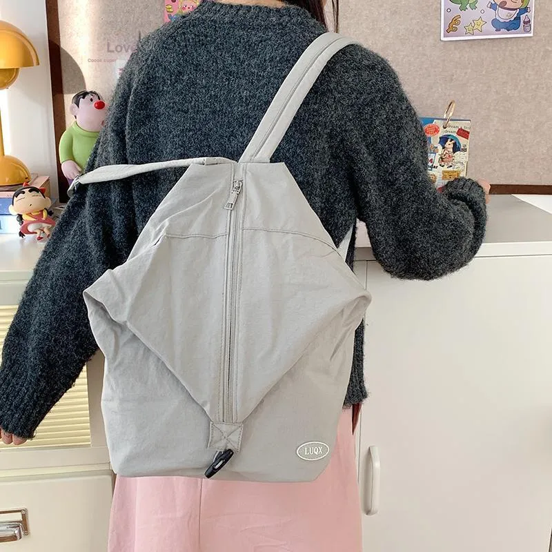 KAMLUI Nylon Fabric Backpack Regular Unisex Multicolor-1