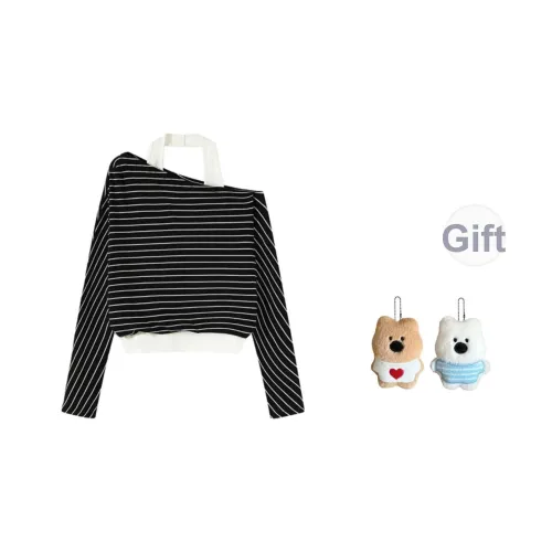 GHPC Черно-белые полосы Женские T-рубашки