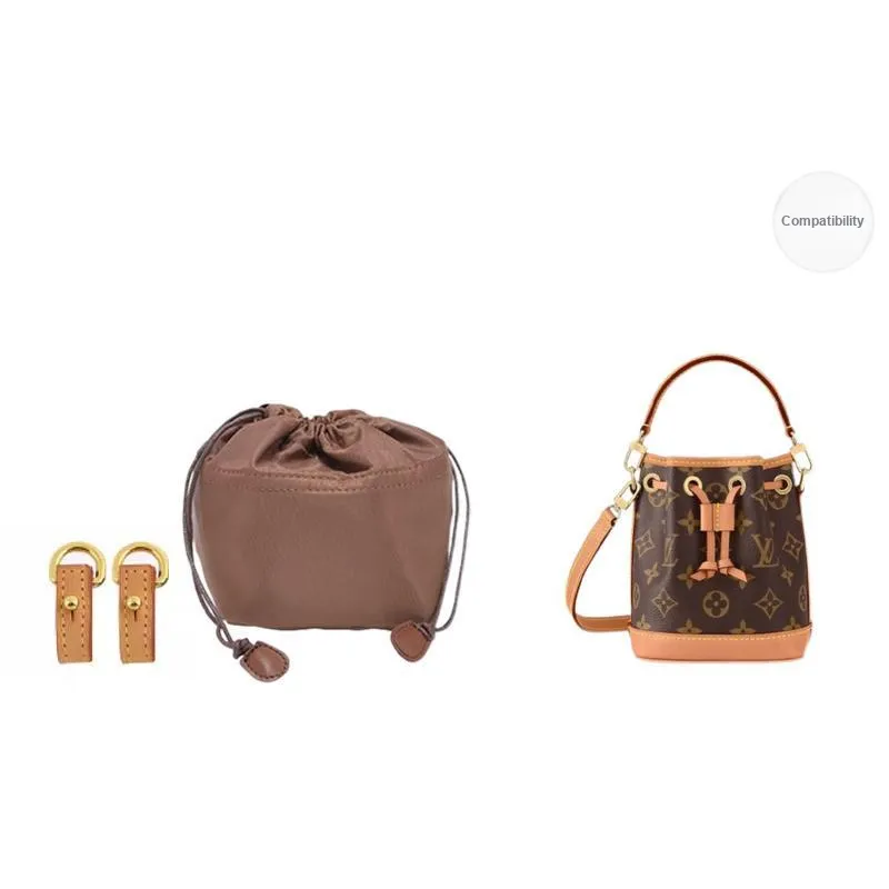 Ingenuity Handmade Nylon Bag Accessory Women's Brown/Black/Elephant Gray-3