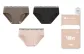 3 Pack = Mocha+Black+Nude Pink