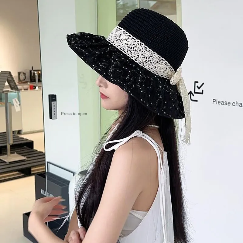 DUOLAN Cotton Linen Blend Sun Protection Hats Women's-3