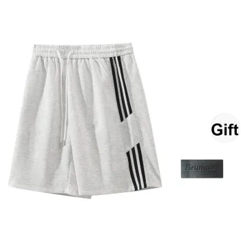 BRUMAIRE Casual Shorts Unisex White Gray Black