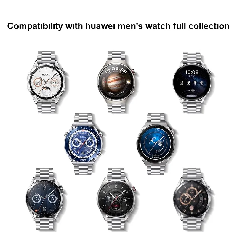 MUZHITIANKONG Huawei Compatibility Watch Band 24CM Metal-3
