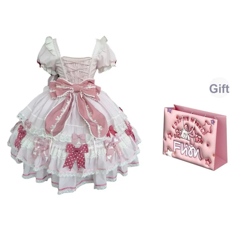 FLIM Lolita Dresses Women's Pink Box-1