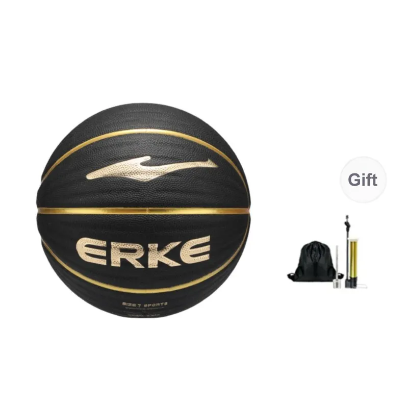 Erke PU Basketball Cool Black Warrior Size 7 Training Unisex-3