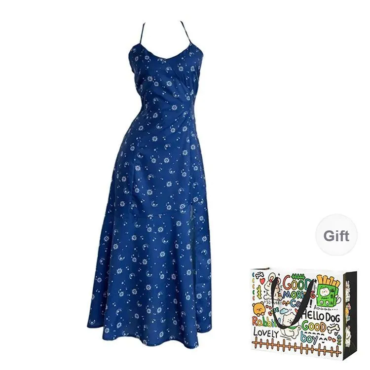 OURUOKE Slip Dresses Women's-5