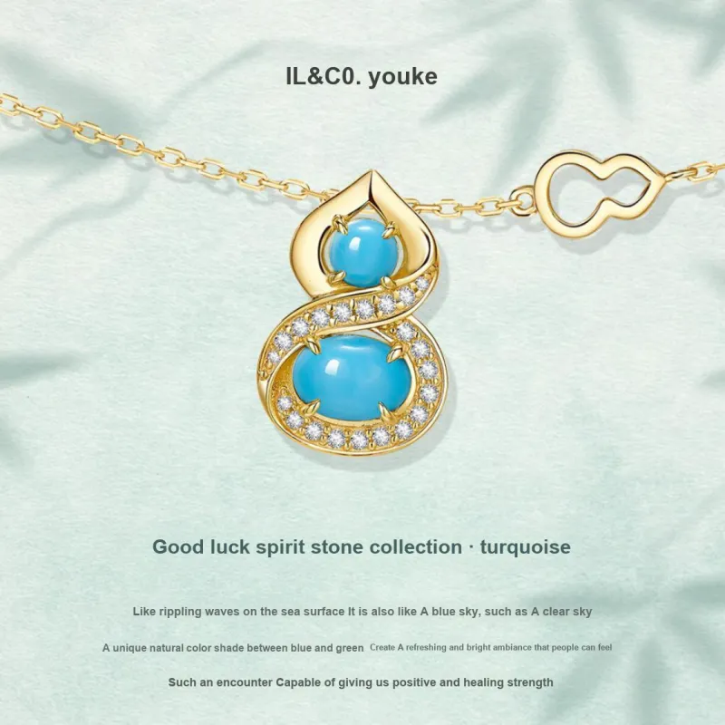 IL&CO. Turquoise Necklaces Women's-1