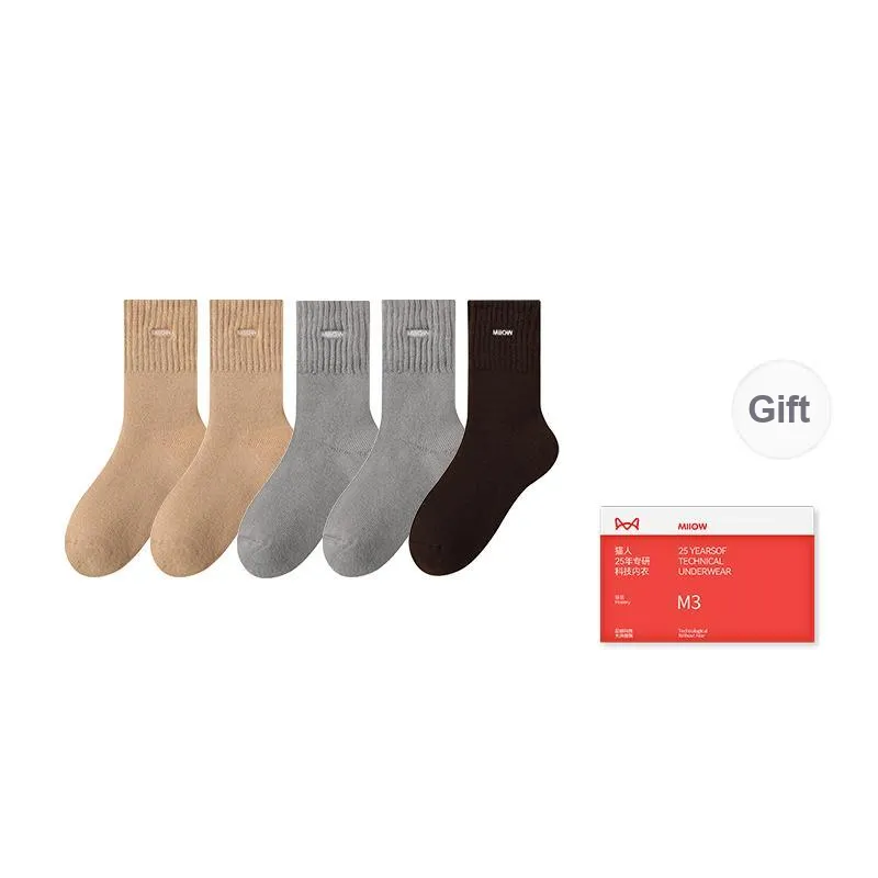 MIIOW Trend Party Series Mid Calf Socks Men's Shopping Bag Combo Set-19