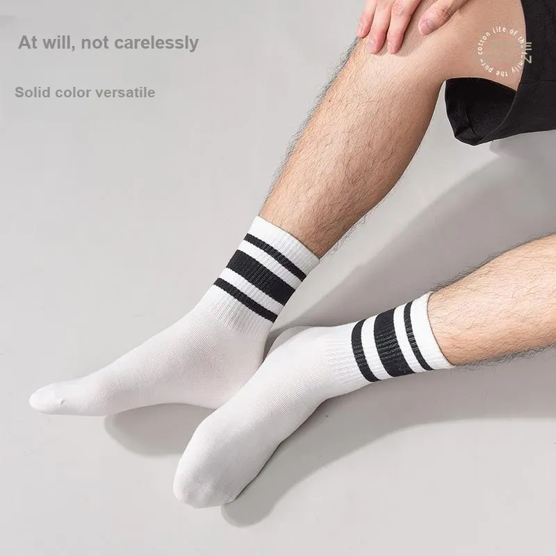 MIIOW Mid Calf Socks Men's 4 Pack-3