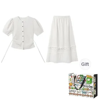 OURUOKE Two Piece Skirt Sets Women's