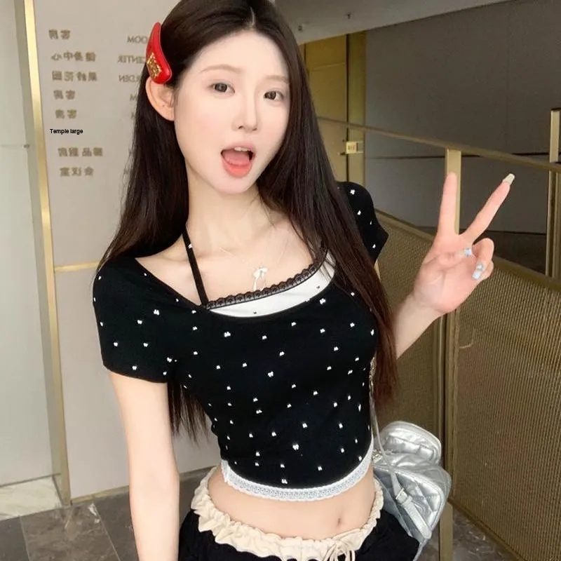 Cotton Gene Crop Tops Women's-7