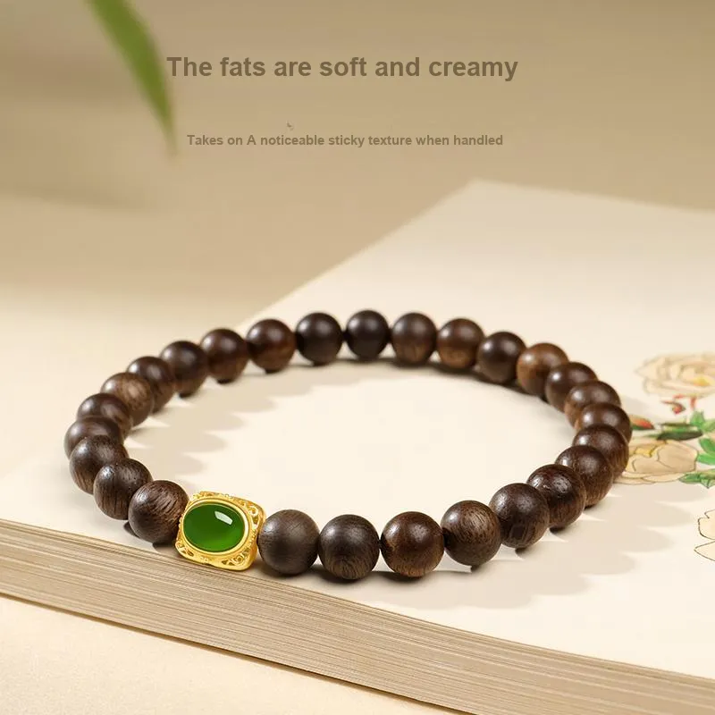 MUSHENGYUAN Fragrance Agarwood Bracelets Women's-4