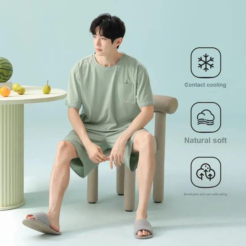 PBENO PD Pajama Set Men's Green-3