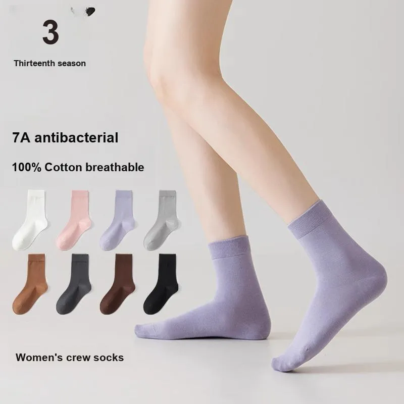 Thirteen day Season Mid Calf Socks Women's 5 Pack-31