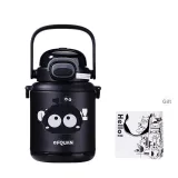 Black+Coal Ball Sticker+Graffiti Shopping Bag